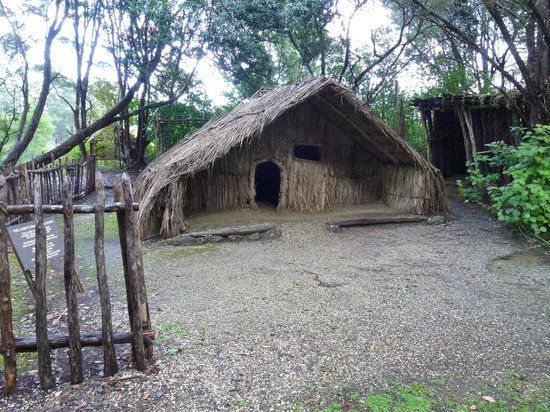 Rewa's Village traditional Māori buildings